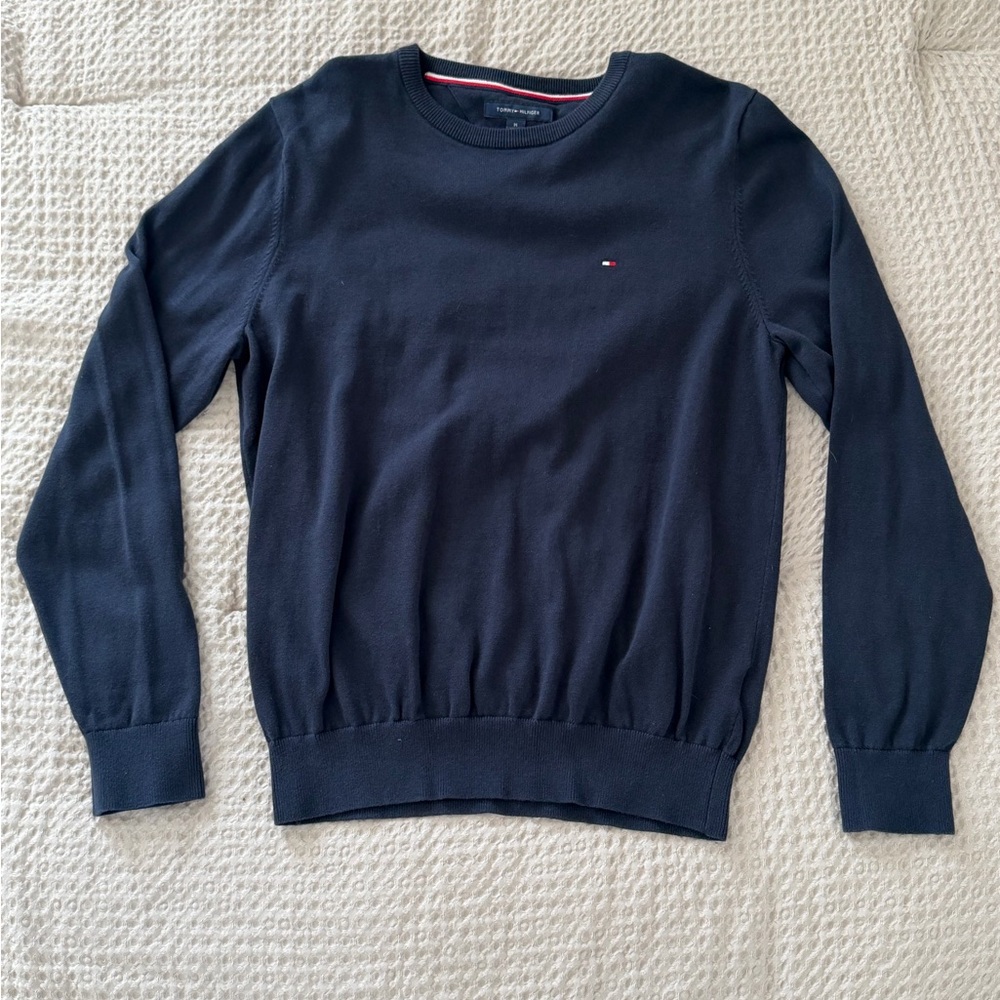 Tommy Hilfiger Dark Blue Crewneck Sweater